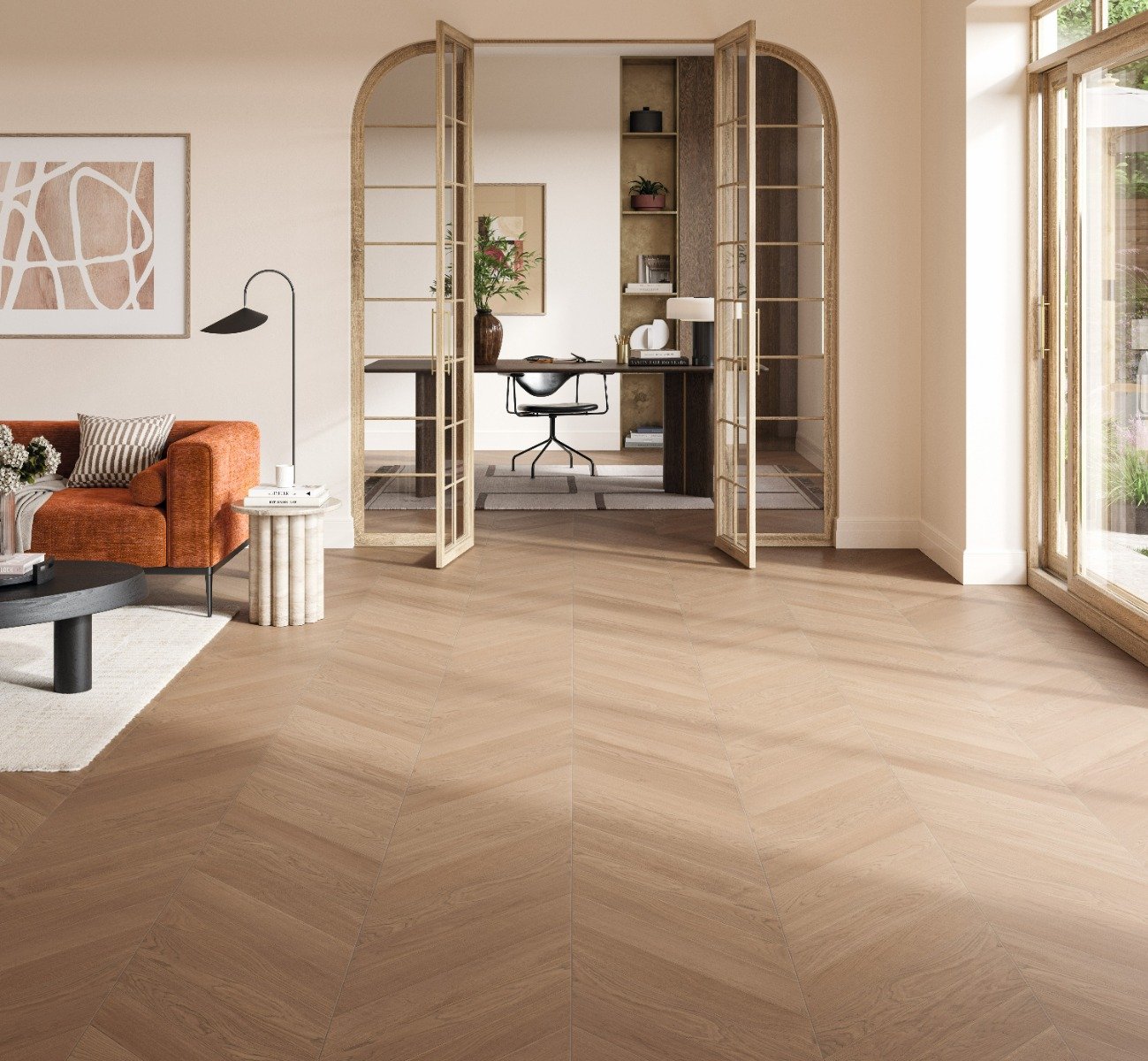 Medinės grindys Parador Chevron Oak Tuscan 1748490