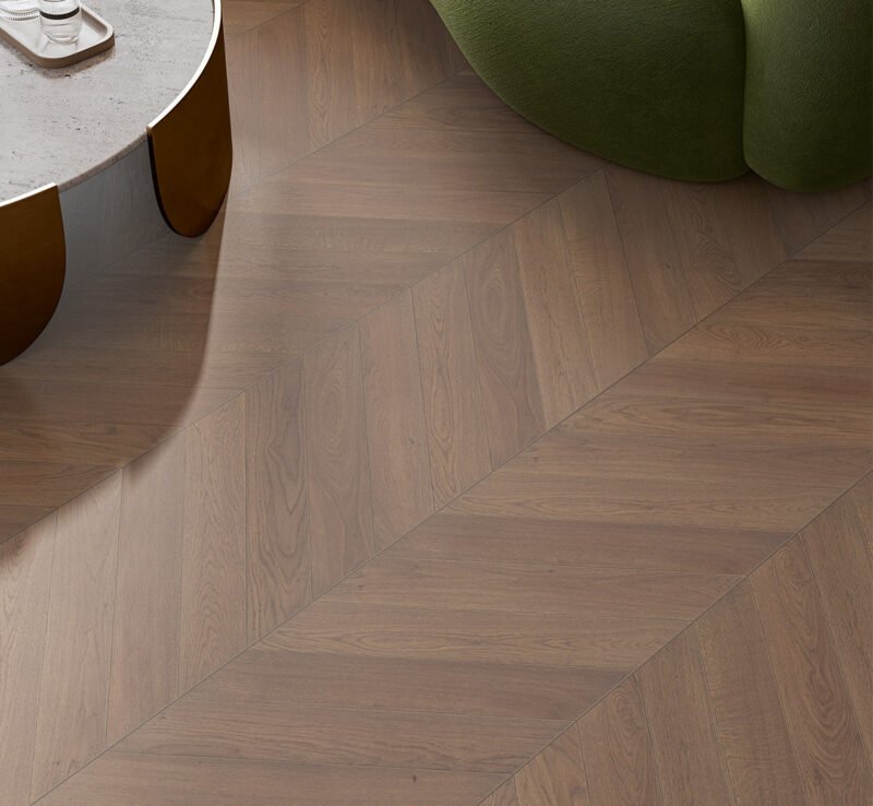 Medinės chevron rašto grindys Parador Chevron Oak Terra 1748486