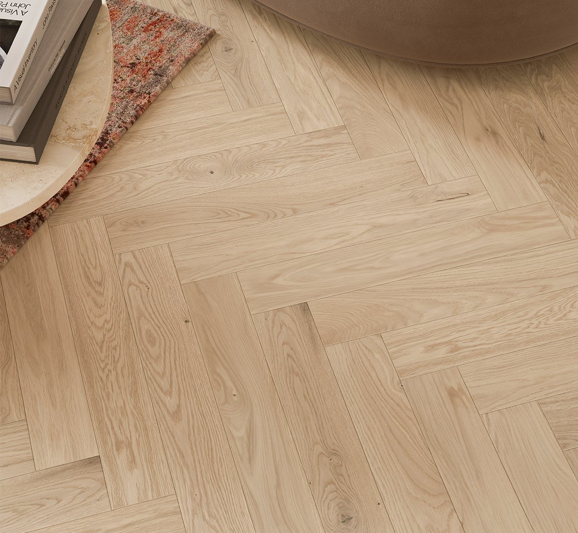 Medinės grindys eglute Parador Oak Bardolino white 1748883