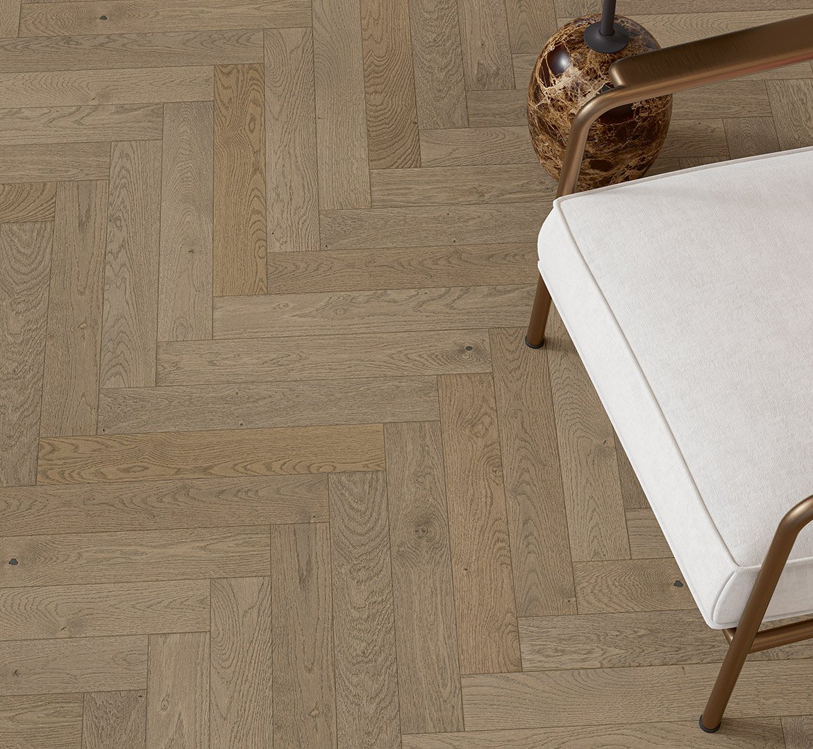 Medinės grindys herringbone Parador Oak Chalet grey 1748885